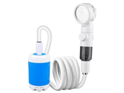 Bomba de ducha portátil para acampar al aire libre con caudal ajustable, bomba de agua recargable de 4000 mAh Siurn