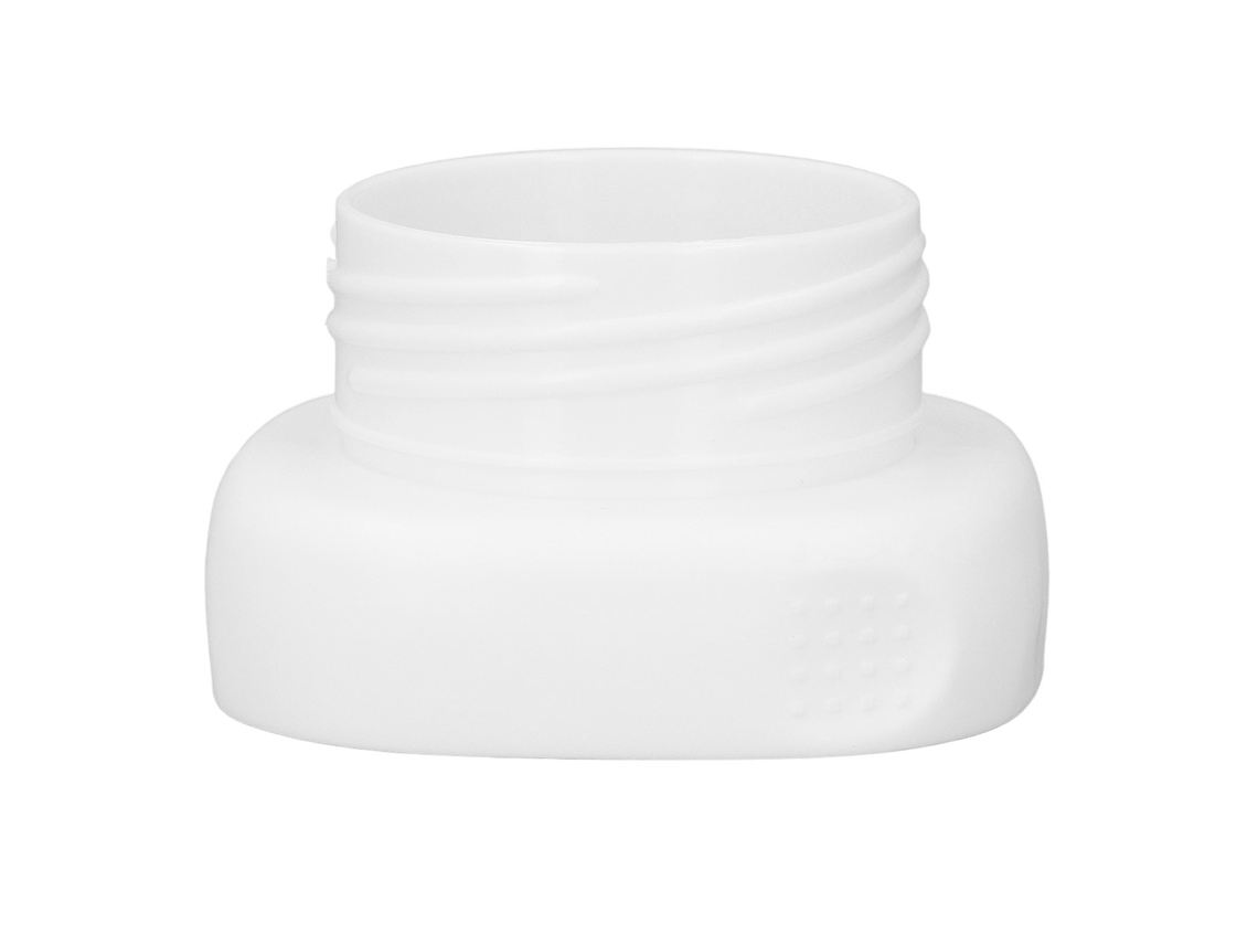 Adaptador De Rosca De Mamadeira Hegen À Prova De Vazamento Pp Largo Branco Conversor