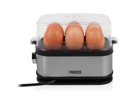 Cocedor de huevos 6 huevos 400 Watt Acero inoxidable PRINCESS