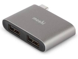 HUB MOSHI USB-C TO DUAL USB-A GREY