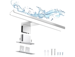 Luz Espelho Banheiro 6w 30cm 400lm, Arandela Armário Led Branco Frio 6000k, Ip44 À Prova D'água P/ Espelho Banheiro (300mm) - Rwarandela Banheiro.