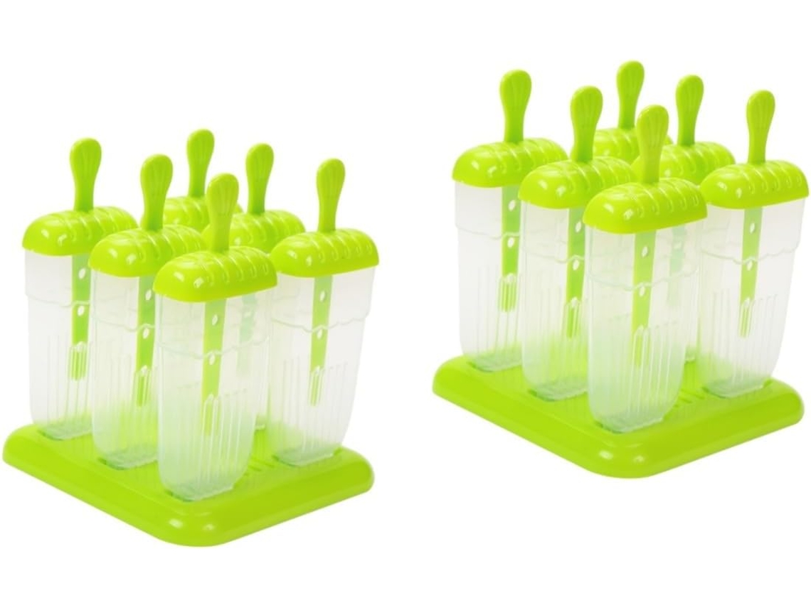 Estuche para 12 cubiteras, cubeta de hielo resistente, molde autopropulsado para paletas de hielo, Vayotoy