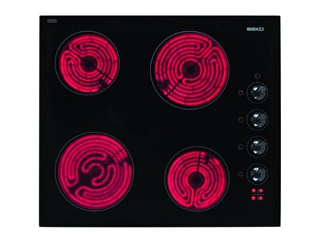 Placa de Vitrocerámica BEKO HIC64100 (Eléctrica - 58 cm - Negro)