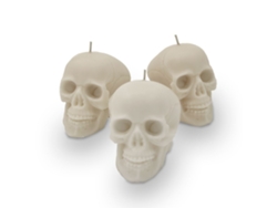 Juego de velas con forma de calavera de Northix