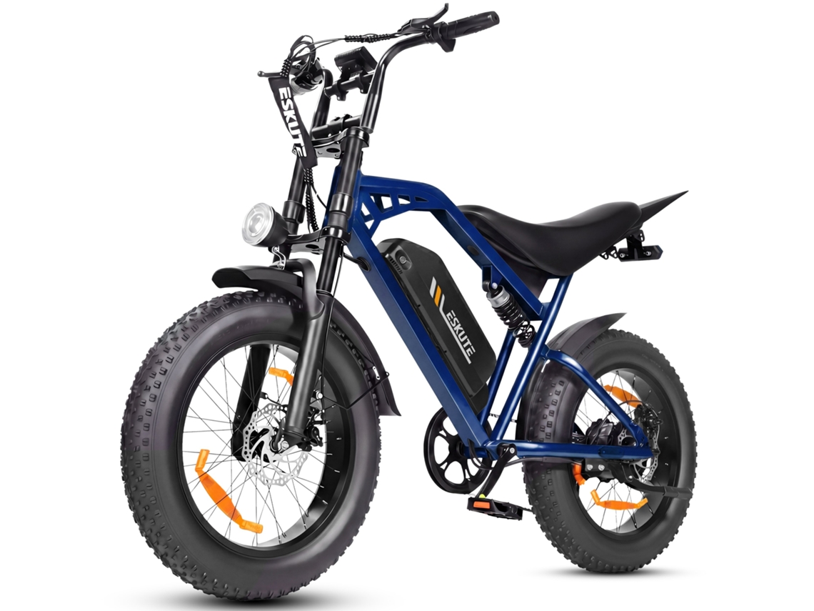 Bicicleta Elétrica Todo-o-terreno Eskute V202, Bateria De Longo Alcance De 48v 20,8ah, Suspensão Dupla.