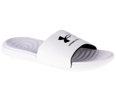 Chanclas UNDER ARMOUR Ansa Fixed Slides Hombre (45 - Blanco)