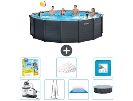 Piscina Tubular INTEX 26384GS-CB48 (16805 L - 478x124cm)