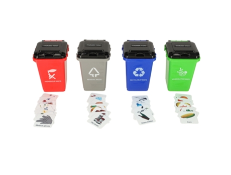 Juegos para clasificar la basura - Puzzles y cartas NORTHIX