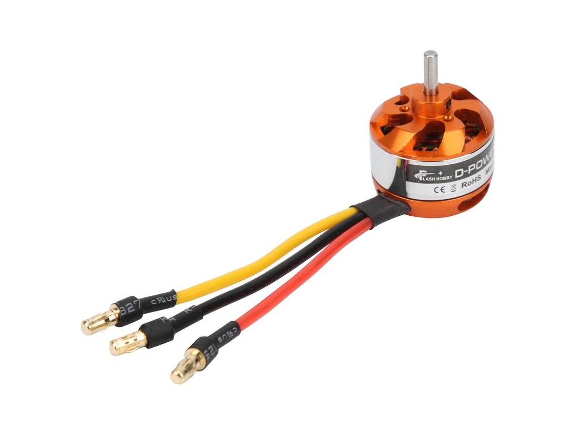 Motor Brushless De Repuesto D2822 Con Adaptador Para Aviones Rc De Ala Fija De Alto Rendimiento.