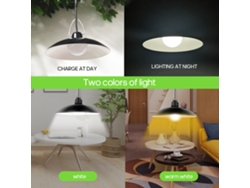 Rebe-lámpara Colgante Solar 16 Leds Resistente Al Agua Ip65 Para Jardín Patio Balcón Hogar Interior Y Exterior