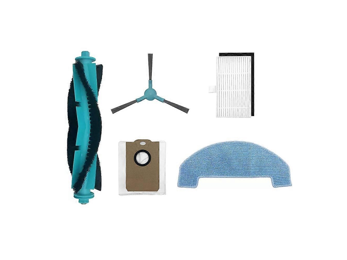 5pcs Main Brush Dust Bag Side Brush Mop Cloth Filter For Monsga Ms1 Max Robot Vacuum Vacuum Cleaner