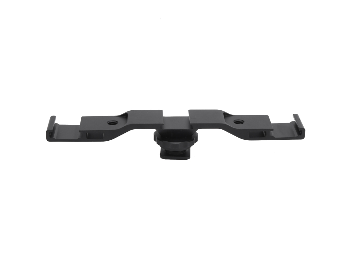 Soporte de zapata fría extensible para cámara, flash y micrófono - Barra de extensión para soporte de zapata fría
