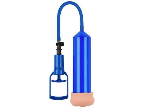 VPMKP-Bomda de Pene Con Masturbador TOYZ4LOVERS Push Touch Sense Azul