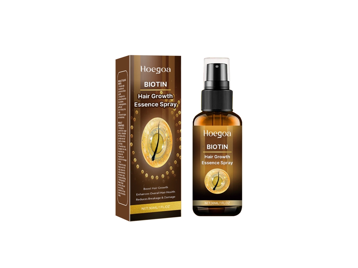 Spray reparador y nutritivo suave para el cabello de Hoegoa, para un cabello suave, hidratado, brillante y fuerte.