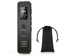 Grabadora de Voz de 32 Gb con Reproducción Grabadora de Audio de 1536 Kbps con Reducción Automática de Ruido Interfaz de Datos USB-C y Protección YEMAESRE