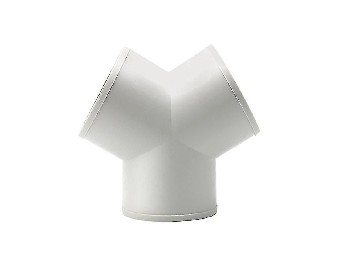 2026-pieza Y De Ventilación Circular Fantronix 150mm Para Conductos Redondos De 6 Pulgadas, Pvc Blanco