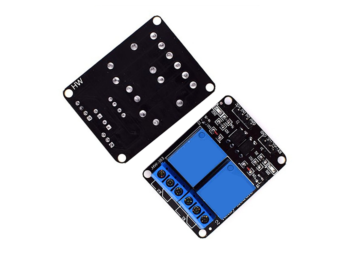 Módulo De Relé De 2 Canales Con Protección De Optoacoplador, Placa De Expansión, Accesorios De Desarrollo Scm De 12 V