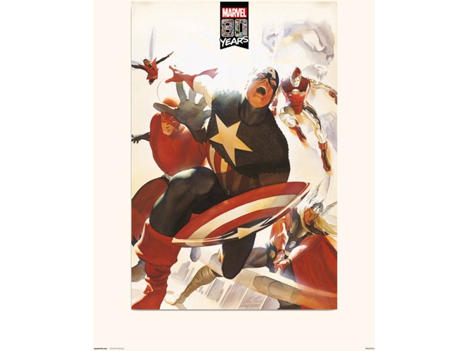 Print MARVEL 30X40 Cm 80 Eears Avengers