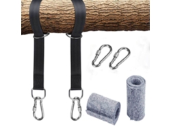Columpio Symphony, nailon de alta densidad, portátil y práctico, instalación y desmontaje rápidos, máxima protección para árboles, material duradero, uso
