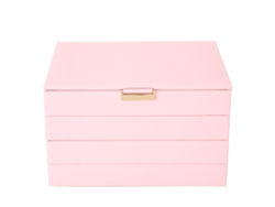Caja de almacenamiento de pendientes desmontable de 4 niveles