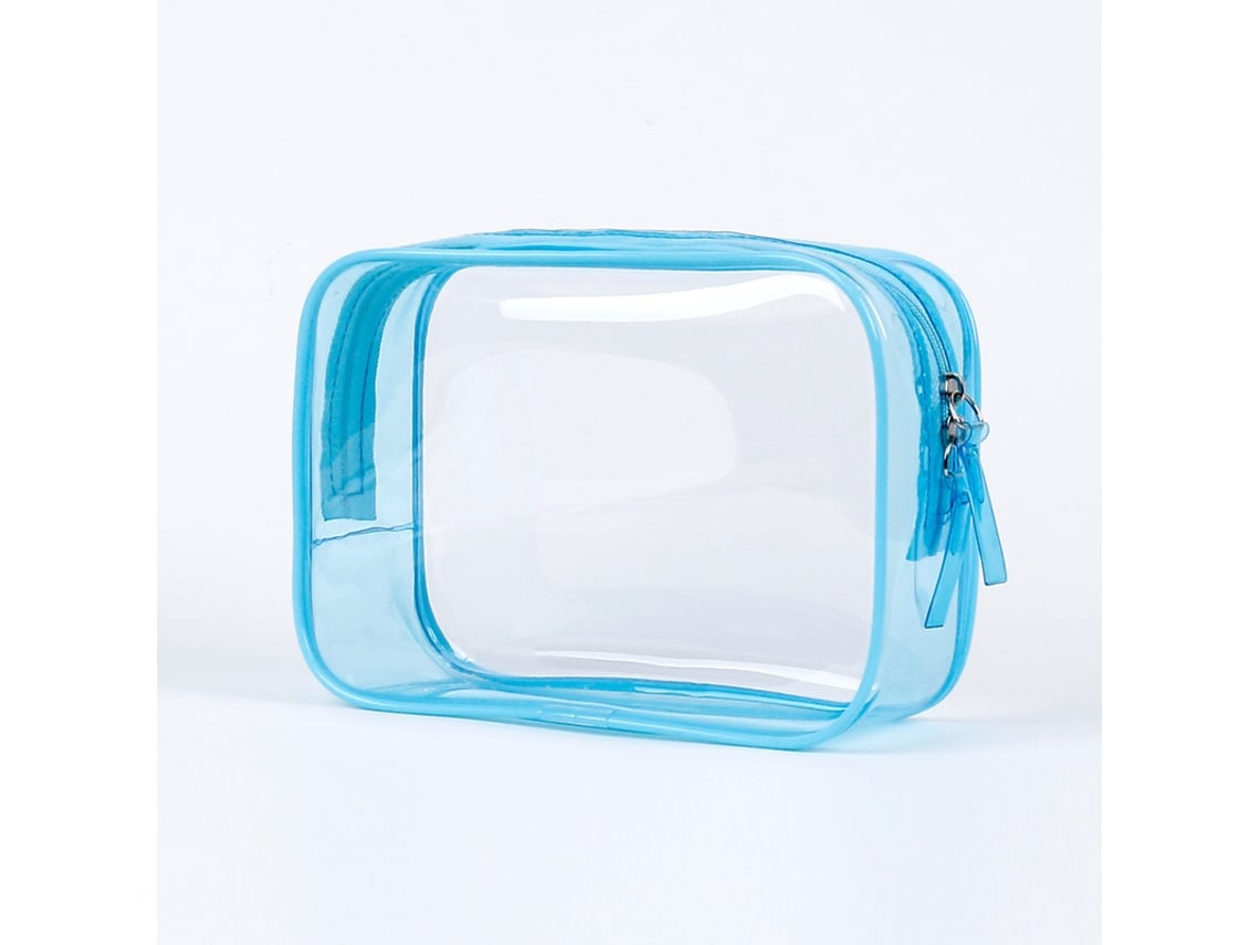Bolsa de almacenamiento impermeable de PVC azul claro de gran capacidad*.