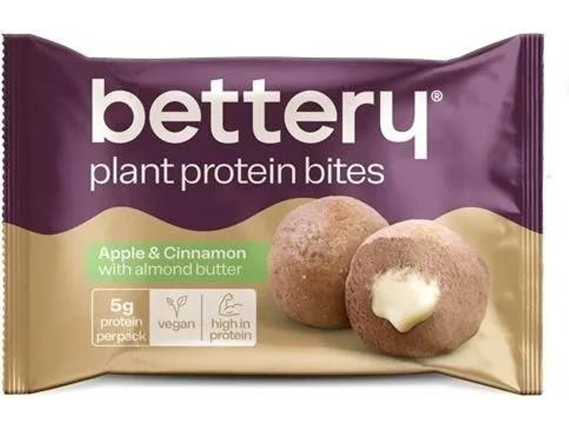 Barra de Proteína BETTERY PLANT Manzana y Canela