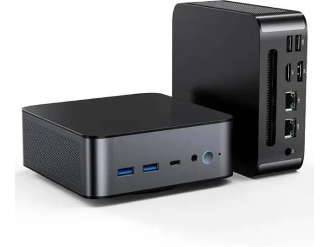 VANWIN Mini PC 32 GB de RAM DDR4, 1 TB SSD Intel Core i7-11390H (a 5. GHz) Windows11pro Mini PC WiFi 6 Mini computadora secretaria
