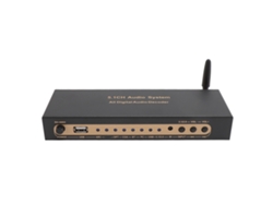 Decodificador De Audio De 5.1 Canales Con Decodificación 5.1ch Bluetooth 192khz/24bit 4k Arc Enchufe Eu