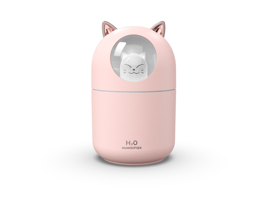 Difusor De Aromas Usb Rosa De 300 Ml*