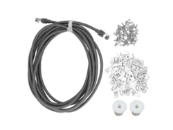 Cable De Satélite 1200mbps Pvc Cobre Ip68 Impermeable Internet Cable De Sustitución Para Starlink Gen3 V3 Rectangular Satélite Gris 100 Pies (30 M)