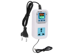 Controlador Digital De Temperatura Con Pantalla, Doble Toma De Corriente, Electrónico, 10 A, Wt-1009
