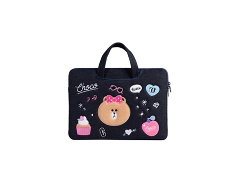 Pequeño pato amarillo oso manzana bolsa de ordenador portátil air13.3 pulgadas libro chica corazón lindo