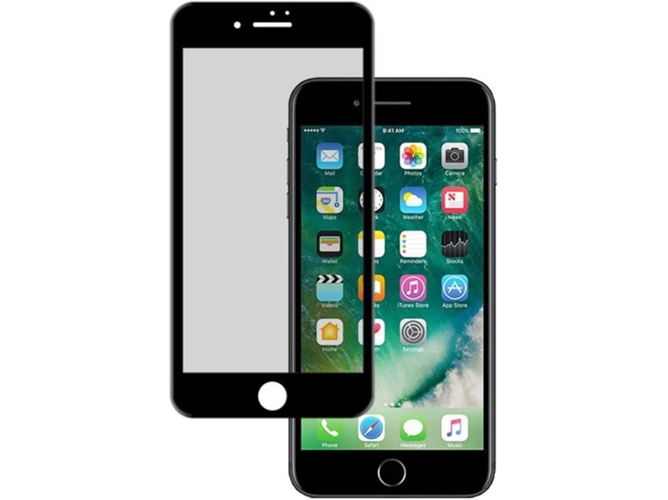 Protector de Cristal Templado iPhone 7, 8 WEPHONE ACCESORIOS Full Glue Negro