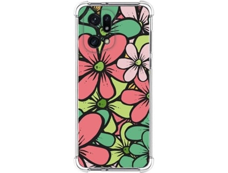 Carcasa para Oppo Find X5 Pro 5G TUMUNDOSMARTPHONE Dibujos Antigolpes Flores 02 Multicolor
