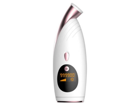 Depiladora de luz pulsada Ipl 999 999 destellos con modo LCD 2 y 5 parámetros blanco AUJEZON