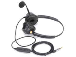 Auriculares Binaurales Con Micrófono Con Cancelación De Ruido Y Control De Audio Para Uso Empresarial Y De Oficina.