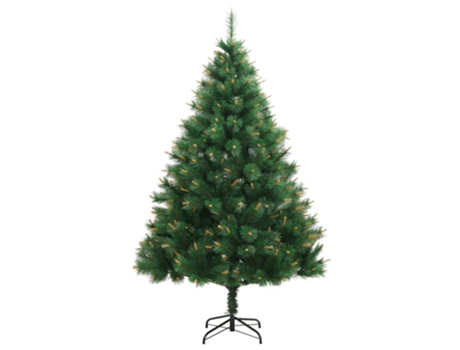 Árbol De Navidad Artificial Con Bisagras Y Soporte 120 cm VIDAXL
