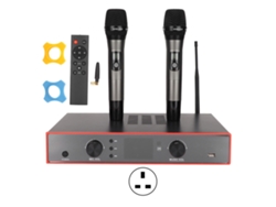 Amplificador de audio Bluetooth (micrófonos UHF, sintonizador estéreo)