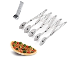 2026da-cortador De Masa De 5 Ruedas Acero Inoxidable Ajustable Para Pizza Galletas Pasta