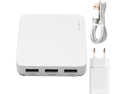 El Servidor De Impresión Con Cable Conecta 3 Impresoras Usb Simultáneamente Y