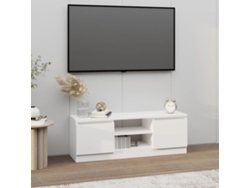 Mueble de TV con puerta 102x30x36 cm blanco S