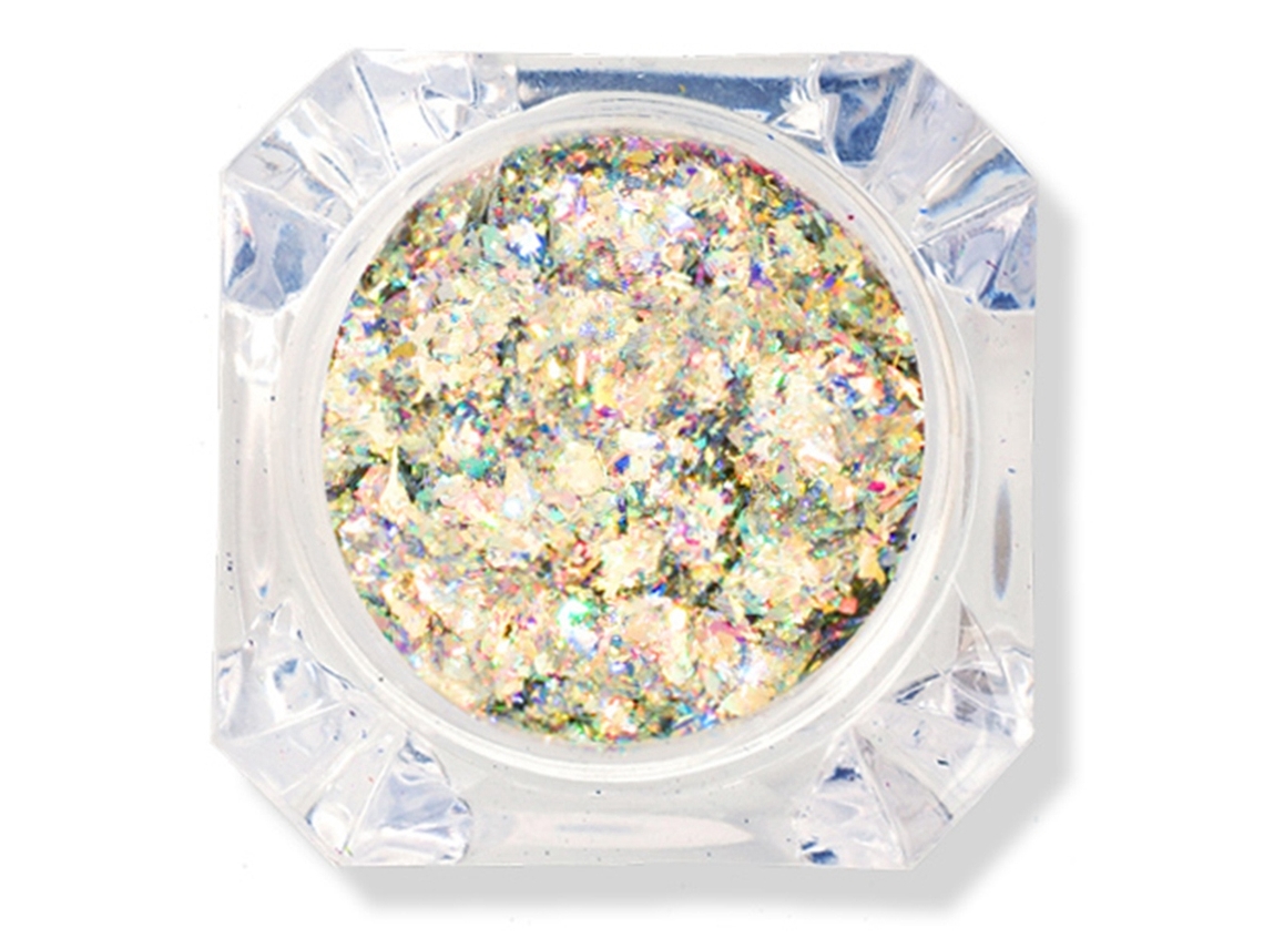 Polvo De Esmalte De Uñas Manicura Glitter Espejo Pigmento Decorativo Chrome Polvo 03