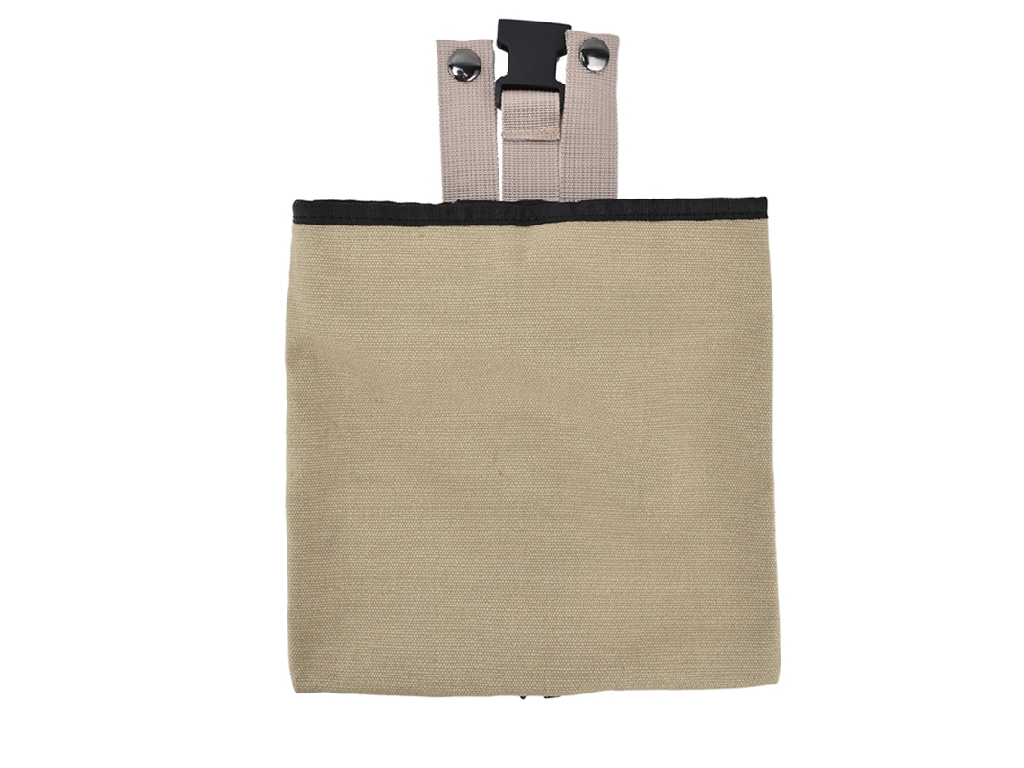Bolsa De Lona Plegable Portátil Y Gruesa Para Recolección De Alimentos, Ideal Para Acampar, Cazar Y Recolectar Frutas (color Caqui).