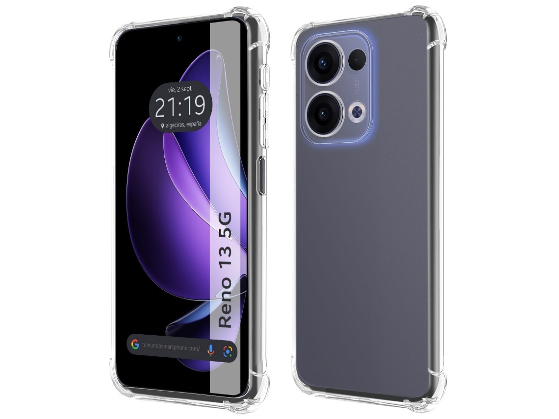 Funda Antichoque Para Oppo Reno 13 5g Tumundosmartphone Silicona Transparente