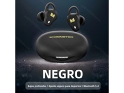 Mini Auriculares Deportivos Inalámbricos (negros), Graves Potentes, Resistentes Al Agua, Tws.