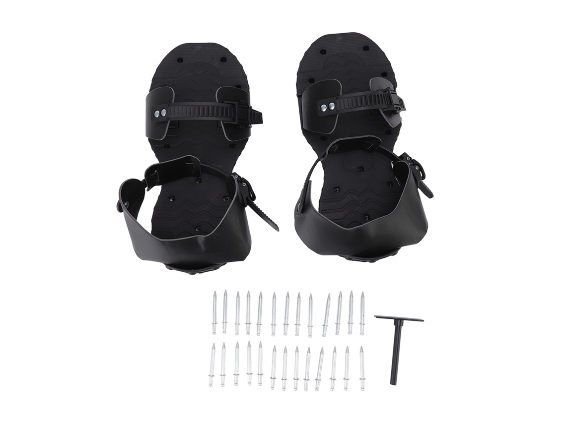 Sandalias Aireadoras De Césped Con Púas De Pu Para Jardinería, Herramienta Para El Cuidado De Las Plantas, Color Negro.