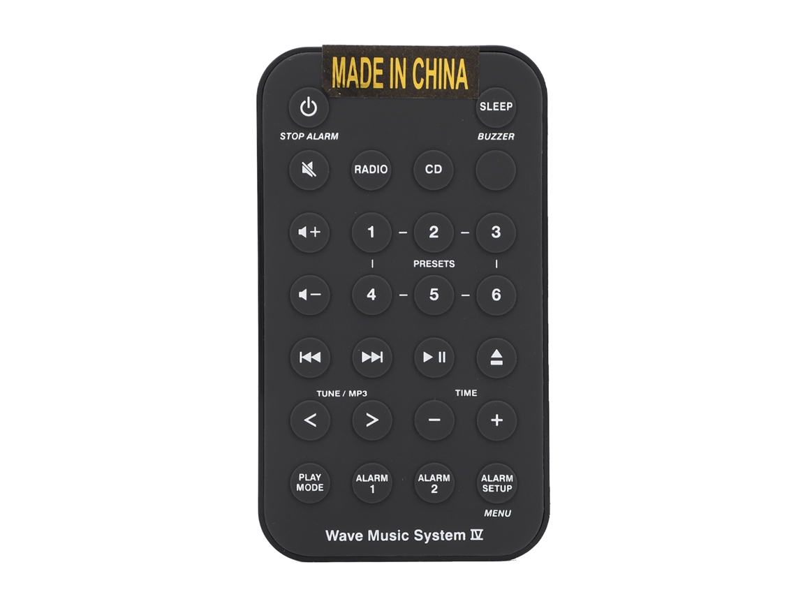 Mando A Distancia De Repuesto Para El Sistema De Música Wave Iv, Con Agarre Cómodo Y Alta Durabilidad.