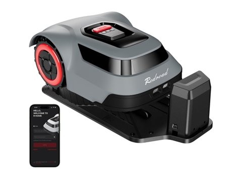 Cortacésped Robótico REDROAD MGC500, hasta 500 m² de Área de Césped, Control con APP WiFi/Bluetooth, 6 Cuchillas, Altura de Corte de 30-70 mm