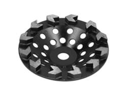 10 Copas De Intersección De Acero Negro De 180 Mm Para Hormigón, Piedra Y Cemento.