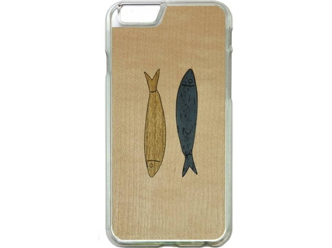 Funda iPhone 6, 6s, 7, 8 G-CODE Portugal Sardinas Marrón